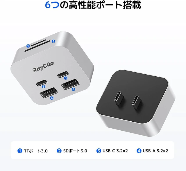 Alt view image 4 of 7 - Mac Mini M4 Compatible, Ultra Lightweight, 35g USB-C Hub