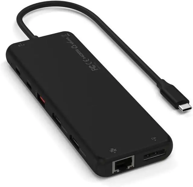 Alt view image 2 of 3 - Satechi 13-in-1 USB-C Triple Display Multiport Adapter for Windows & Single Extended Display for Mac, 8K DP (Windows Only), Dual 4K HDMI, USB-A/C 10Gbps, 85W PD, Ethernet, Audio