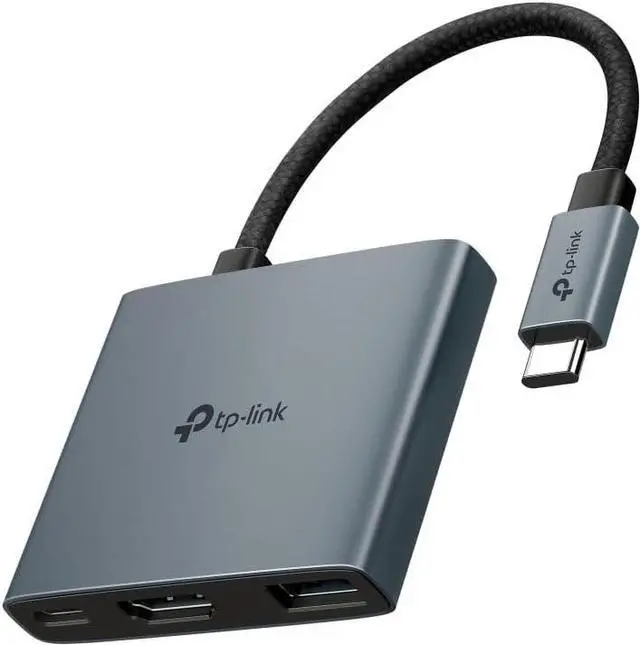Main image of TP-Link UH3020C USB C Hub PD100W, 4K 60Hz HDMI, 5Gbps USB-A 3.0, Plug & Play, Compatible with Mac OS, Windows, Linux, iPadOS, iOS, Android, ChromeOS, Nintendo