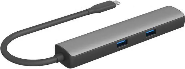 Alt view image 3 of 4 - iCAN 6-in-1 USB C Hub Adapter 8K@60Hz HDMI, 2.5G Ethernet (RJ45), 10Gbps Data Transfer (2X USB-A, 1x USB-C Gen 2), 100W PD Charging, Aluminum Dock for MacBook Pro Dell XPS Gaming Laptop
