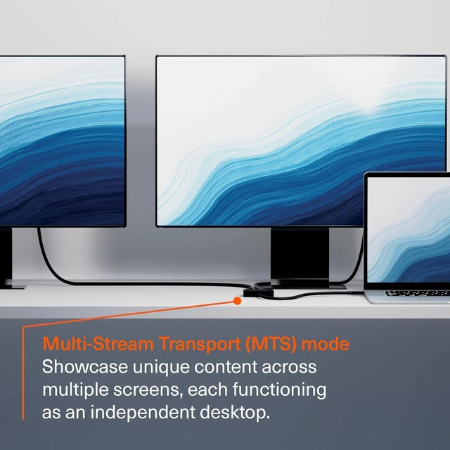 Alt view image 5 of 5 - 2-in-1 USB-C Hub (Dual HDMI)