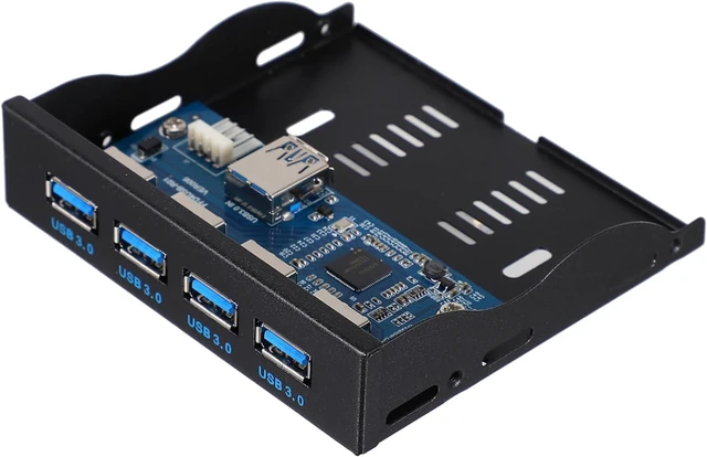 Main image of Gadpiparty Front Panel USB Floppy Disk Bay Pin Hub Bracket for Computer Accessory