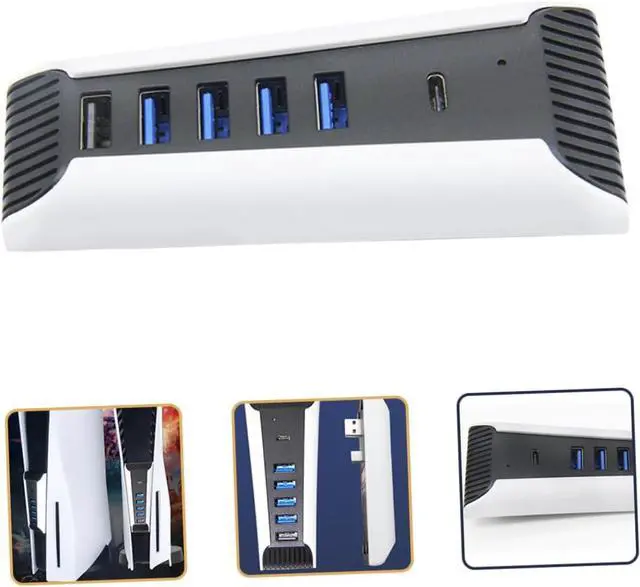 Alt view image 7 of 7 - Gadpiparty 4pcs USB Hub Compatible for Game Console Data Holder Adapter USB Expander Splitter for Multi Port