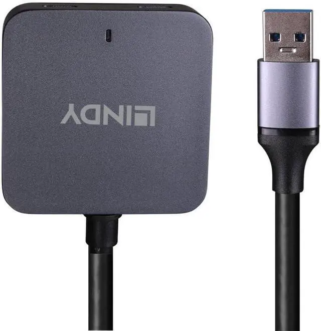 Alt view image 4 of 5 - Lindy 5m 4 Port USB 3.0 Hub