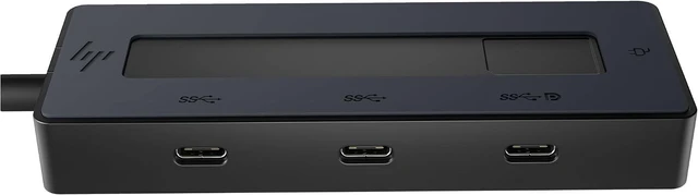 Alt view image 7 of 7 - HP - PC 4K USB-C Multiport Hub, All in One Cable, Power up to 65W, 4 USB-C Ports with Speed up to 10Gbps, Compatible with Windows 10, Windows 11, WoA, ChromeOS, Android, MacOS, iPadOS, Black