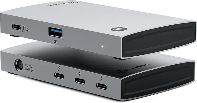 Main image of ALOGIC Thunderbolt 4 Blaze USB-C Hub, 3X USB-C, 1x USB-A, 60W PD, 4K@60Hz, 40Gbps Data Transfer, Premium Aluminum Design, Compatible with Mac, Windows and Chromebook.
