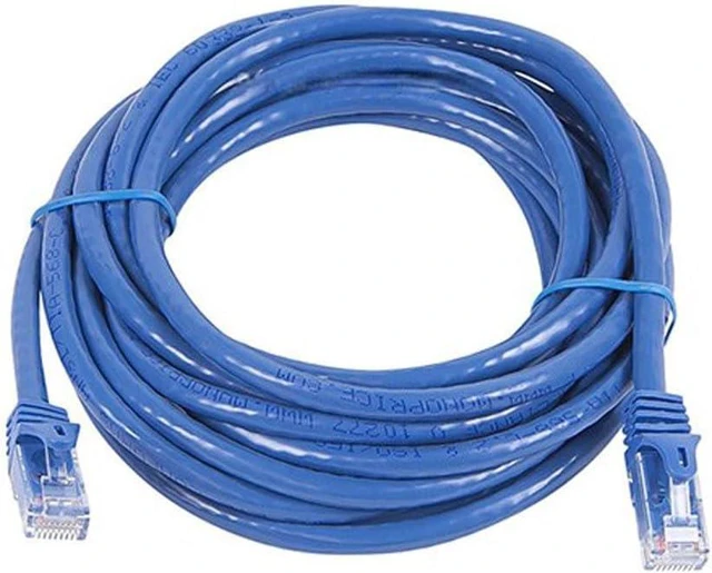 Alt view image 4 of 6 - Monoprice Flexboot Cat6 Ethernet Patch Cable - Network Internet Cord - RJ45, Stranded, 550Mhz, UTP, Pure Bare Copper Wire, 24AWG, 14ft, Blue