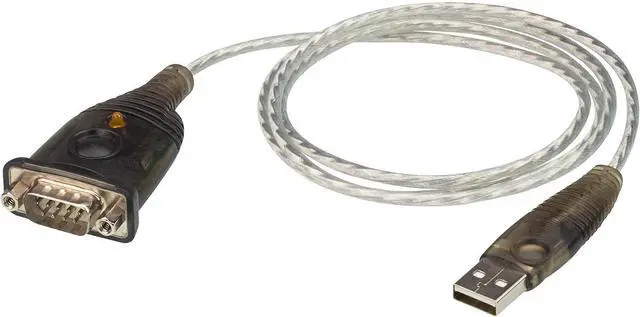 Main image of ATEN UC232A1 (1m) USB to RS-232 Adaptor Cable UK | #1 KVM Market Leader,Black