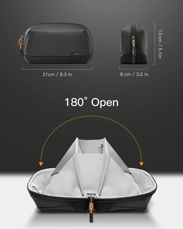 Alt view image 2 of 7 - Inateck Unisex Traveling Electronics Organizer Travel Case
