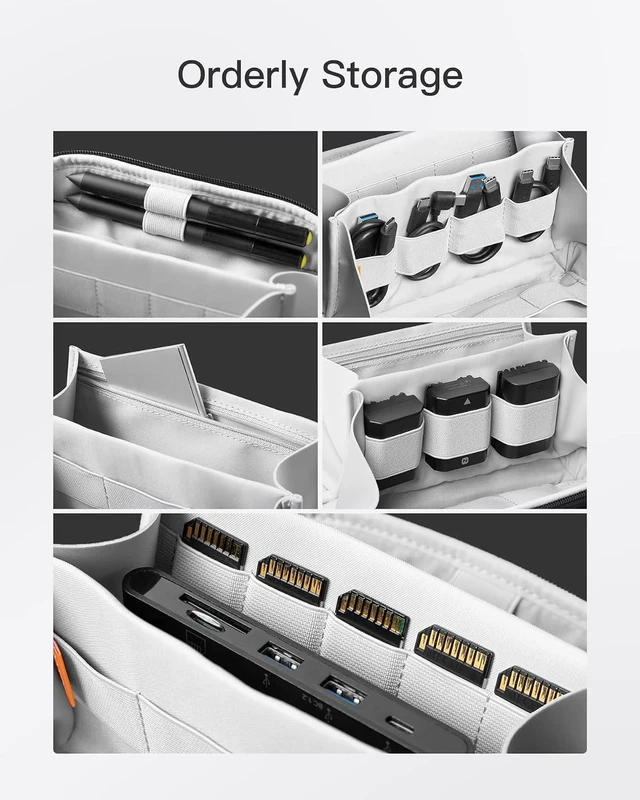 Alt view image 5 of 7 - Inateck Unisex Traveling Electronics Organizer Travel Case