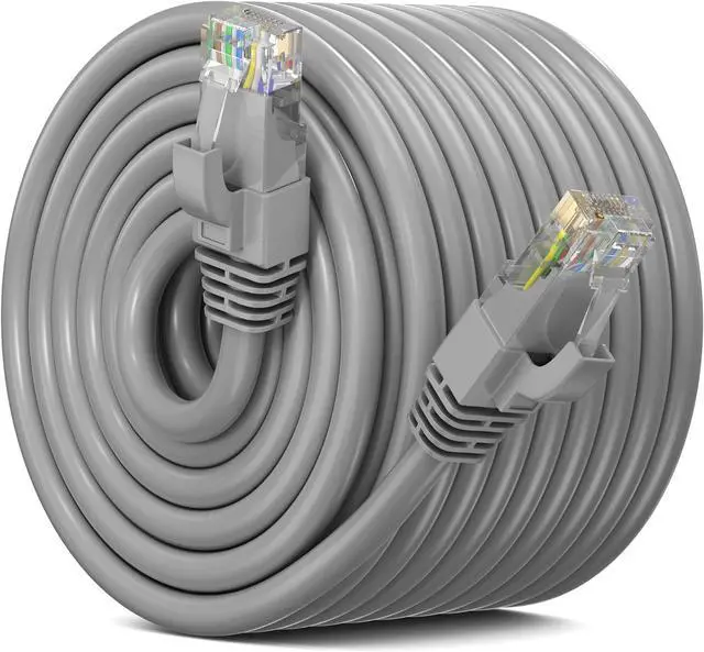 Main image of Maximm Cat6 Ethernet Cable Ft Gray, 10Gbps 550MHz UTP Cord
