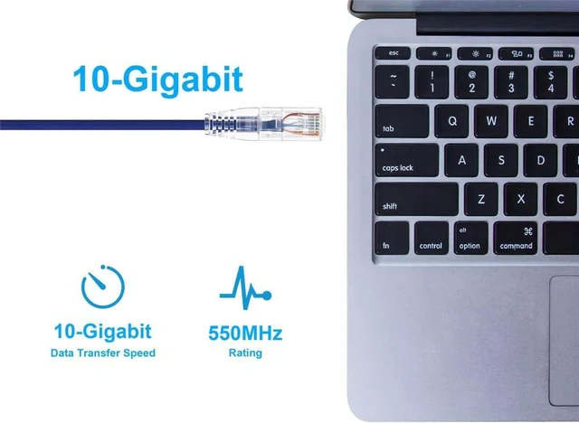Alt view image 5 of 6 - Monoprice SlimRun Cat6 Ethernet Patch Cable - Network Internet Cord - RJ45, Stranded, 550Mhz, UTP, CMR, Riser Rated, Pure Bare Copper Wire, 28AWG, 14', Purple