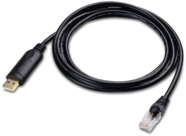 Alt view image 2 of 7 - Cable Matters USB to RJ45 Console Cable (Compatible with Cisco Console Cable, Rollover Cord) with FTDI 6 Feet