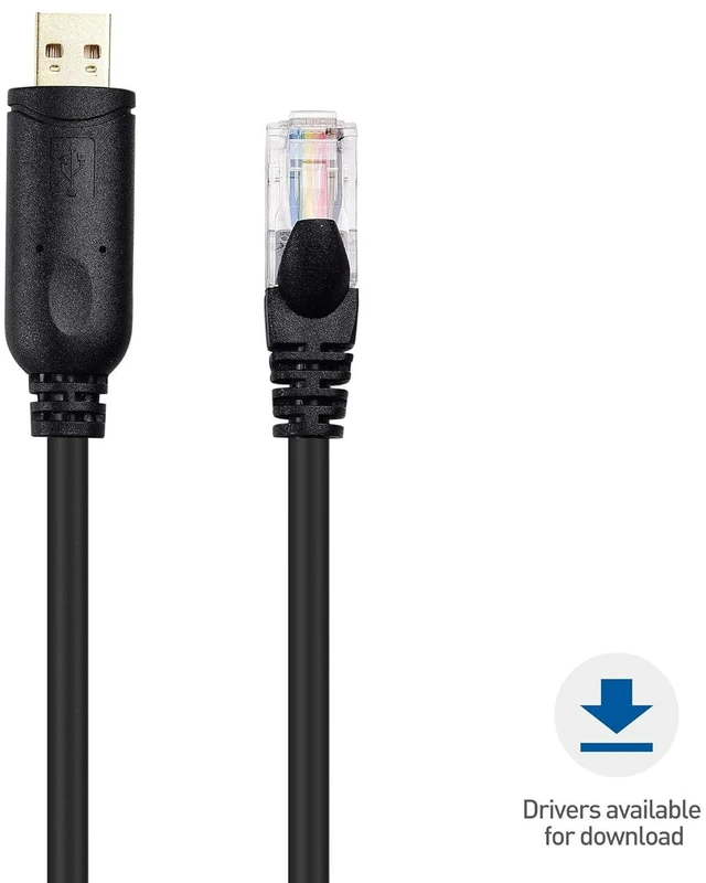 Alt view image 5 of 7 - Cable Matters USB to RJ45 Console Cable (Compatible with Cisco Console Cable, Rollover Cord) with FTDI 6 Feet