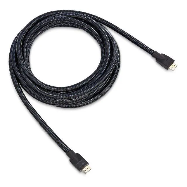 Alt view image 5 of 5 - Amazon Basics High-Speed HDMI Cable (18Gbps, 4K/60Hz) - 15 Feet, Nylon-Braided (Pack of 2)