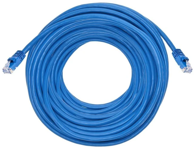 Alt view image 4 of 6 - Monoprice 102119 100-Feet 24AWG Cat6 550MHz UTP Ethernet Bare Copper Network Cable, Blue