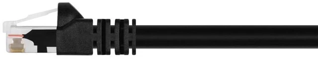 Alt view image 2 of 6 - Monoprice Cat6 Ethernet Patch Cable - Network Internet Cord - RJ45, Stranded, 550Mhz, UTP, Pure Bare Copper Wire, 24AWG, 100ft, Black