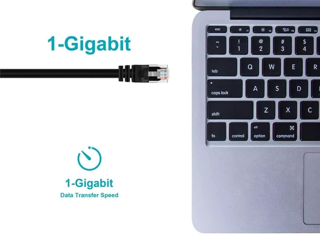 Alt view image 5 of 6 - Monoprice Cat6 Ethernet Patch Cable - Network Internet Cord - RJ45, Stranded, 550Mhz, UTP, Pure Bare Copper Wire, 24AWG, 100ft, Black