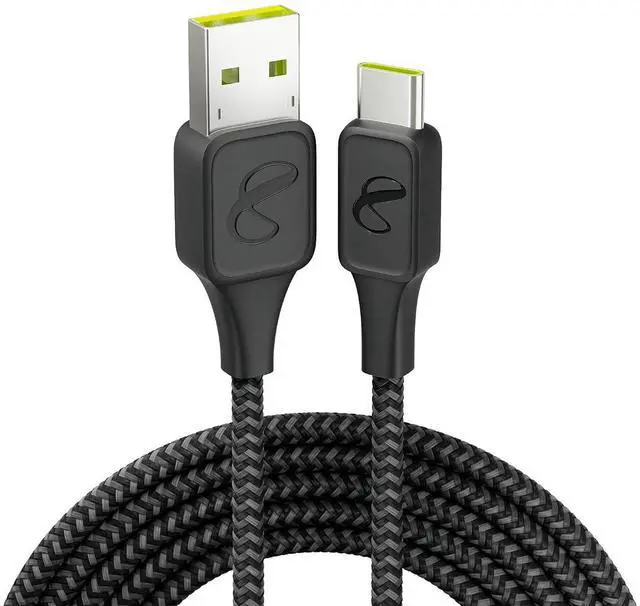 Main image of InfinityLab InstantConnect USB-A to USB-C - Charging Cable for USB-C Devices - Black, 5 feet