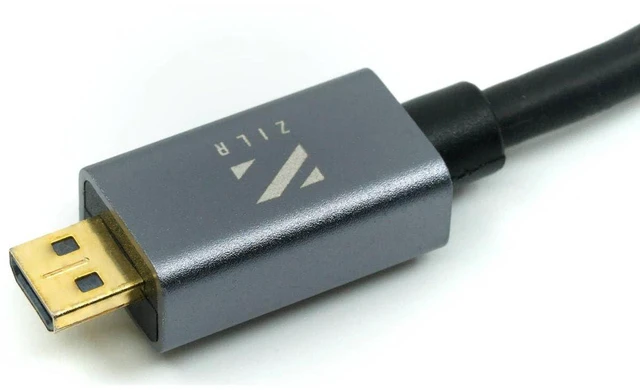Alt view image 2 of 5 - Ultra High Speed HDMI Cable 4K - Type A to Type D Micro HDMI Cable for Ethernet, HDCP2.2, Camera