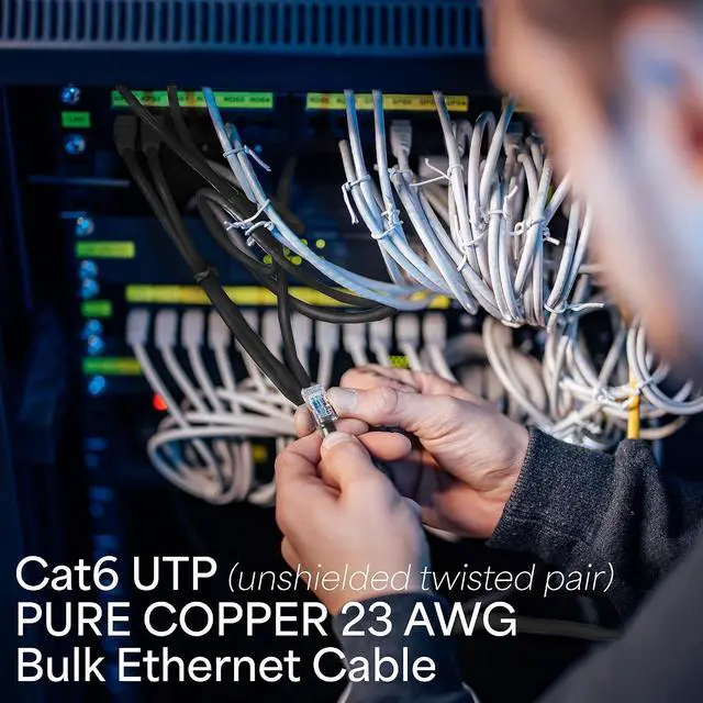 Alt view image 3 of 7 - VIVO Full Copper 1,000 ft Cat6 Wire Waterproof Ethernet Cable, Outdoor Direct Burial, Black, CABLE-V010 | Waterproof Ethernet Cable, Outdoor Direct Burial