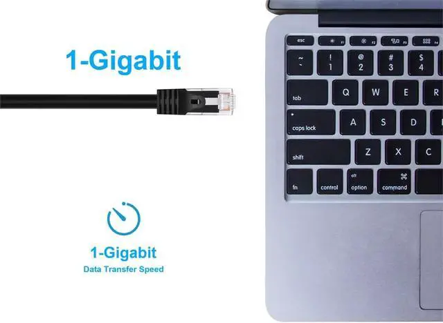 Alt view image 4 of 5 - Monoprice 111364 Flexboot Series Cat5e 24 AWG UTP Ethernet Network Cable and #44, 75', Black