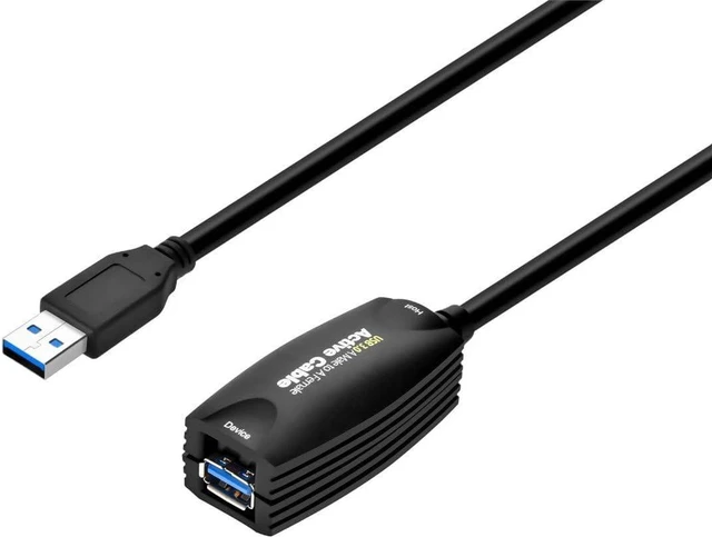 Main image of Monoprice 15-Feet USB 3.0 A Male to A Female Active Extension Cable