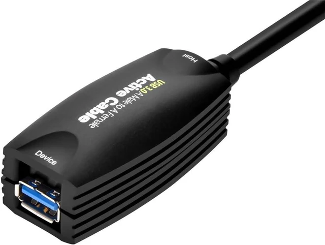 Alt view image 4 of 6 - Monoprice 15-Feet USB 3.0 A Male to A Female Active Extension Cable
