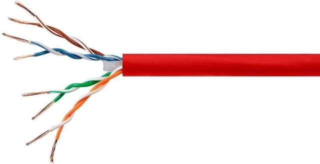 Alt view image 4 of 7 - Monoprice 113672 Cat6 Bulk Bare Copper Ethernet Cable, UTP, Stranded, 550MHz, 24AWG, Blue