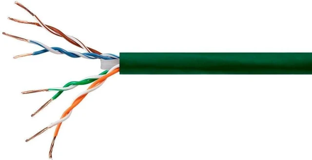 Alt view image 6 of 7 - Monoprice 113672 Cat6 Bulk Bare Copper Ethernet Cable, UTP, Stranded, 550MHz, 24AWG, Blue