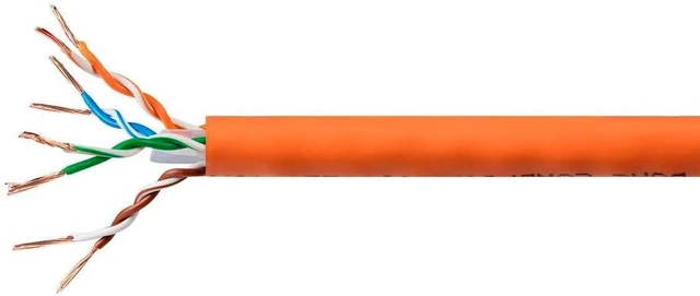 Alt view image 7 of 7 - Monoprice 113672 Cat6 Bulk Bare Copper Ethernet Cable, UTP, Stranded, 550MHz, 24AWG, Blue