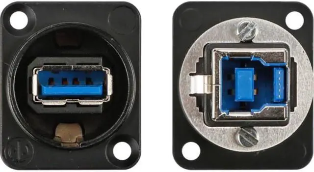 Alt view image 3 of 4 - embase Femelle USB 3.0 Neutrik NAUSB3-B 1 pc(s)