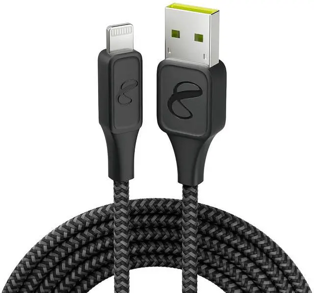 Main image of InfinityLab InstantConnect USB-A to Lightning -Charging Cable for iPhone and iPad - Black