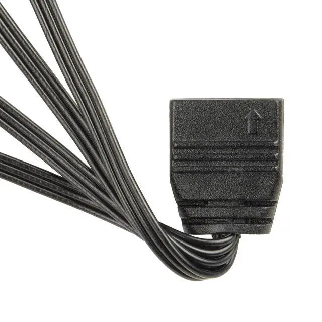 Alt view image 4 of 7 - SilverStone Technology CPL03, Ultra-Thin and Ultra-Flexible 1-to-4 ARGB Splitter Cable, SST-CPL03