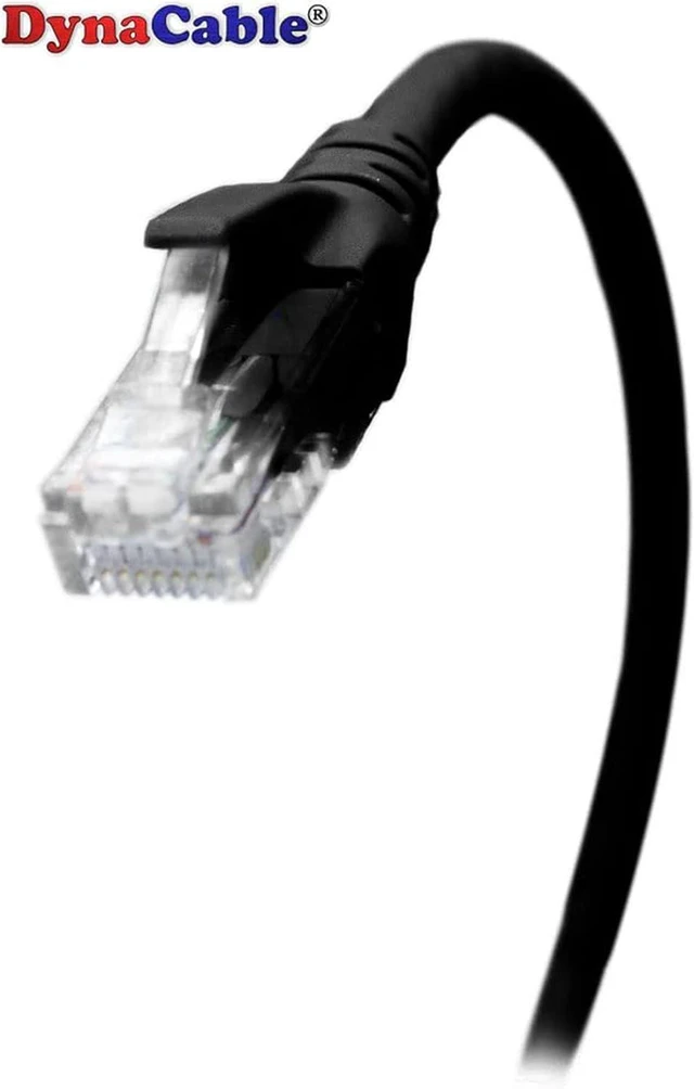 Alt view image 2 of 6 - Cat6 RJ45 Ethernet Patch Cables, 25FT Black, Lifetime Performance Warranty