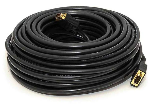 Main image of Monoprice 103574 100-Feet Super VGA Male to Male CL2 Rated Video Cable with Ferrite Cores