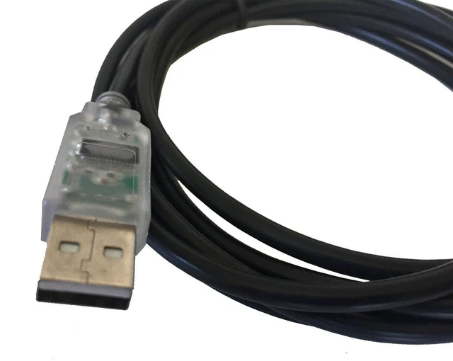 Alt view image 2 of 2 - AYA 6Ft. FTDI USB to Mini 4-Pin Programming Cable for Uniden Scanner Remote Interface USB-1