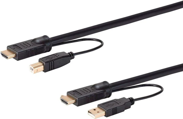 Main image of Monoprice HDMI USB Combo Cable-6', High Dynamic Range (HDR) for KVM Switches