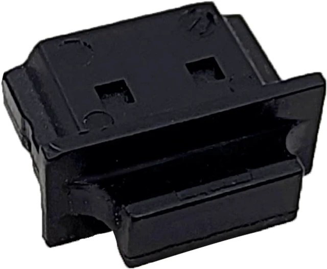 Alt view image 2 of 3 - Cable Leader IN306-1000 HDMI Female Dust Cover - Black Color, 50 Pieces per Bag