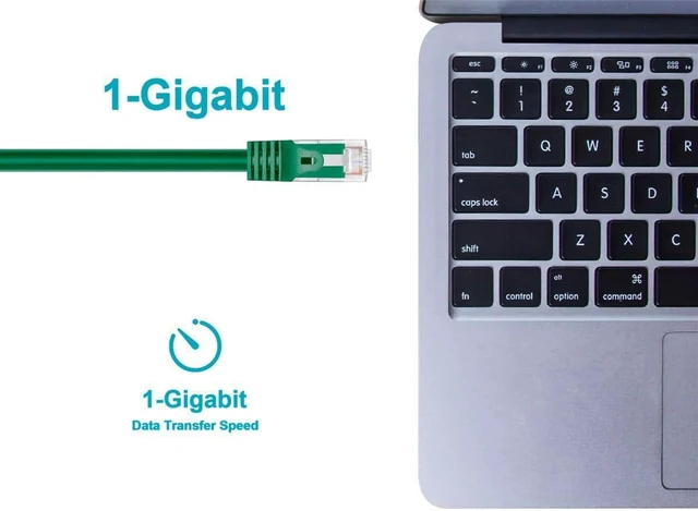 Alt view image 4 of 5 - Monoprice Flexboot Cat5e Ethernet Patch Cable - Network Internet Cord - RJ45, Stranded, 350Mhz, UTP, Pure Bare Copper Wire, 24AWG, 10ft, Green