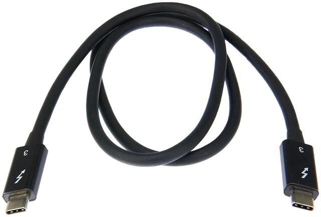 Alt view image 2 of 4 - Lenovo Thunderbolt 3 Cable 0.7m