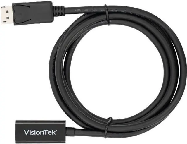 Alt view image 4 of 5 - VisionTek DisplayPort to HDMI 2.0 Cable - Connects to HDMI Display, TV, or Projector (901214)