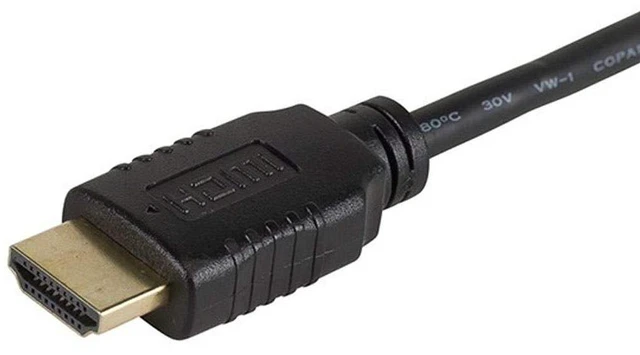 Alt view image 4 of 7 - Monoprice 107555 High Speed HDMI Cable with HDMI Micro Connector, 4K @ 24Hz, 10.2Gbps, 34AWG, 18in, Black