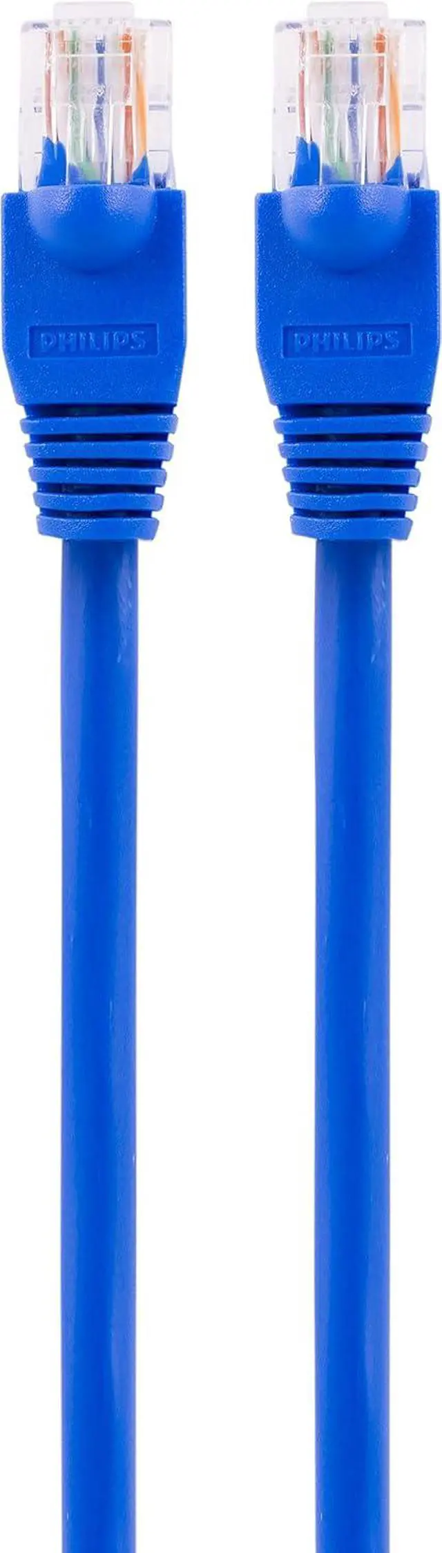 Alt view image 3 of 7 - PHILIPS Cat 6 Ethernet Cable, 3 ft. Blue, 1 Gbps 250MHz, High Speed Internet Network LAN, for Modems, Routers, PC, Playstation, Xbox, Gaming, Streaming, SWN7115A/27