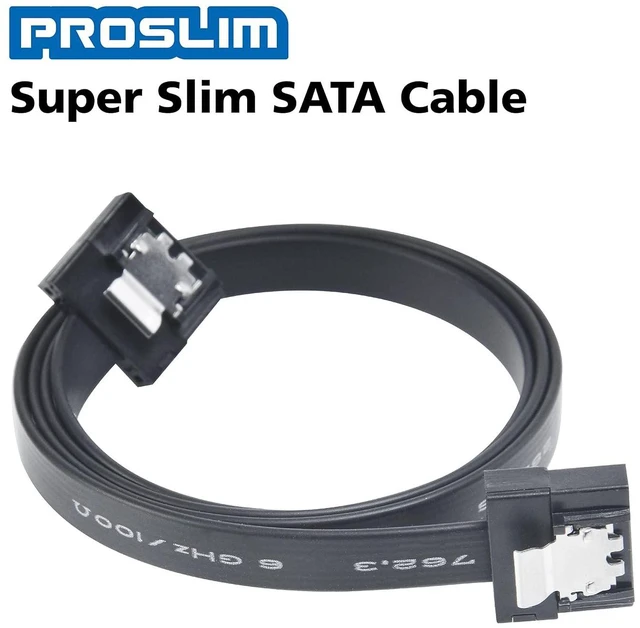 Alt view image 2 of 7 - Akasa PROSLIM SATA 3.0 15 cm 0.15 m SATA SATA Black SATA Cable SATA Cables