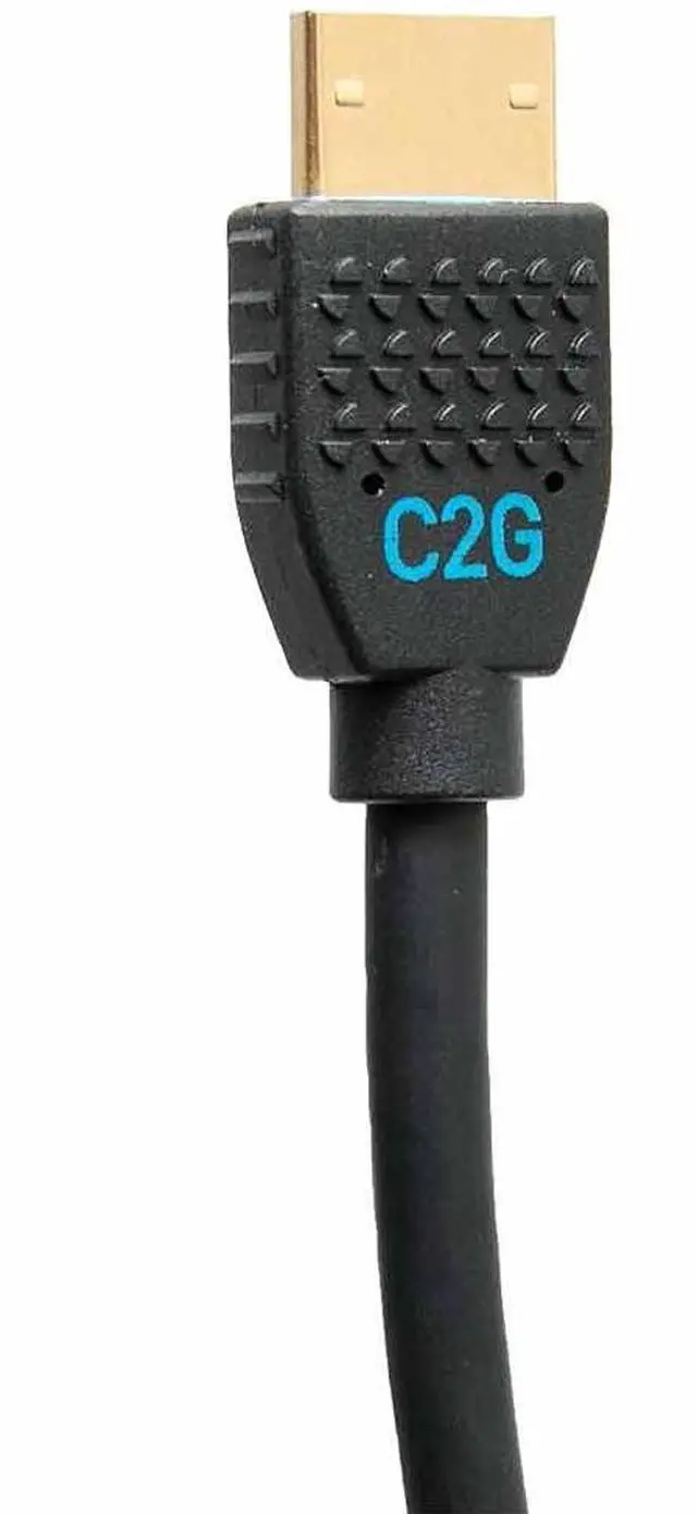 Alt view image 5 of 7 - C2G 50184 Premium 4K High Speed HDMI Cable with Ethernet, 4K 60Hz, Black (10 Feet, 3.04 Meters)