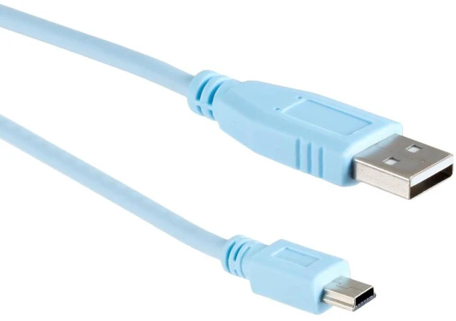 Main image of Cisco Blue USB Console Cable, 6', CAB-CONSOLE-USB - Lifetime Warranty