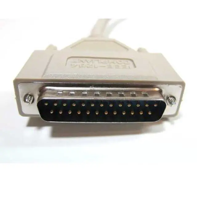 Alt view image 3 of 4 - IEEE 1284 AC Micro-Centronics 36 Male to DB25 Male Cable for HP DeskJet & Laserjet Printers (6 Feet)