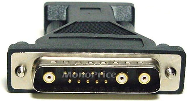 Main image of Monoprice 100071 Sun 13W3-M to HD15-F, VGA, Video-Port Adapter