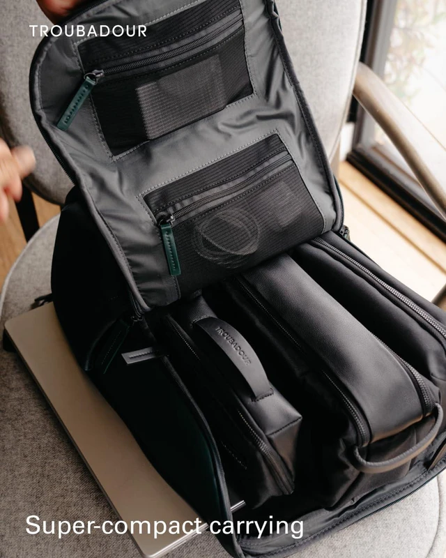 Alt view image 3 of 7 - Troubadour Buddy Case 2.0 Compact Water-Resistant Pouch for Essentials, Electronics & Travel Durable & Lightweight Design for Men & Women Ideal for Small Accessories, Cables, & Toiletries